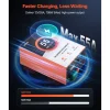 VEVOR RV Power Converter, 55 Amp, 110V AC to 12V DC RV Converter Battery Charger, Multi Stage Smart Charging, 13V to 16.5V Operating Range, Compatible with Lithium & Lead Acid Battery, for Camper