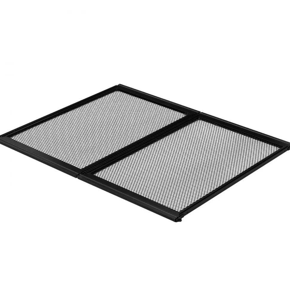 VEVOR RV Screen Door Protector, 24.5 x 20 inch Door Grille, Easy to Install and Disassemble, Reinforced Breathable Protective Mesh, Aluminum Alloy Camper RV Entry Protector for Pet Protection, Black