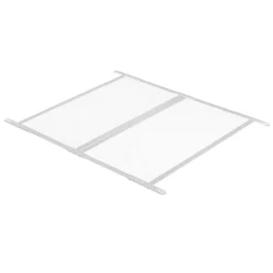 VEVOR RV Screen Door Protector, 28.5 x 31.5 inch Door Grille, Easy to Install and Disassemble, Reinforced Breathable Protective Mesh, Aluminum Alloy Camper RV Entry Protector for Pet Protection, White
