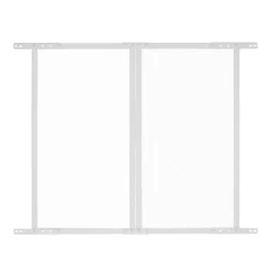 VEVOR RV Screen Door Protector, 28.5 x 31.5 inch Door Grille, Easy to Install and Disassemble, Reinforced Breathable Protective Mesh, Aluminum Alloy Camper RV Entry Protector for Pet Protection, White