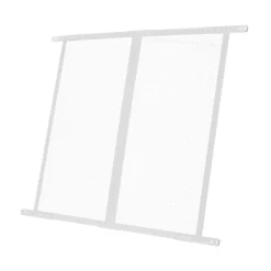 VEVOR RV Screen Door Protector, 28.5 x 31.5 inch Door Grille, Easy to Install and Disassemble, Reinforced Breathable Protective Mesh, Aluminum Alloy Camper RV Entry Protector for Pet Protection, White