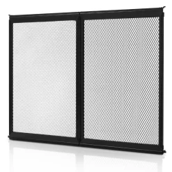 VEVOR RV Screen Door Protector, 26.5 x 20 inch Door Grille, Easy to Install and Disassemble, Reinforced Breathable Protective Mesh, Aluminum Alloy Camper RV Entry Protector for Pet Protection, Black