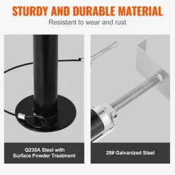 VEVOR RV Slide Out Support Jacks, 5000 lbs Capacity Each Slide Out Stabilizer, Adjusts from 20