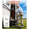 VEVOR RV Steps with Handrail, 3 Steps, 660 lbs Load Capacity, Heavy Duty Outdoor RV Stairs with Non-Slip Mat for Elderly and Pets, Portable Stairs for Hot Tub, Camper, Mobile Home, Porch, Pool, SPA