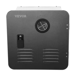 VEVOR RV Tankless Water Heater, Instant Shower with 15 x 15 inches Black Door and Remote Controller, 55000BTU Optimized Comfort Performance Hot Water, Ideal for RVers' Family Everyday Use