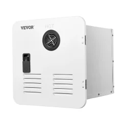 VEVOR RV Tankless Water Heater, Instant Shower with 15 x 15 inches White Door and Remote Controller, 65000BTU Optimized Comfort Performance Hot Water, Ideal for RVers' Family Everyday Use