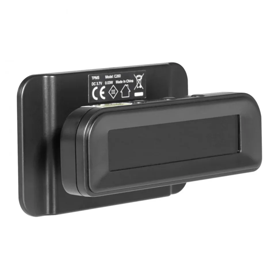 VEVOR RV Tire Pressure Monitoring System, 7.3-87 PSI Trailer TPMS, Universal Wireless Car Alarm System, Waterproof TPMS Sensors Set with Solar Charge, 4 Sensors, 5 Alarm Modes, and Real-time Display
