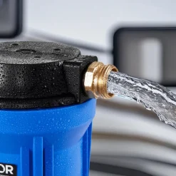 VEVOR RV Water Filtration System, Drinking Water Filter System with Replaceable Cartridge for Campers, Remove Sediments, Chlorine, Bad Tastes, Odors, and Most Contaminants, RV Filter for RVs, Boats