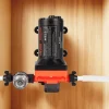 VEVOR RV Water Pump, 12V DC 6 GPM (22.7 L/min), 4-Chamber Self-Priming Diaphragm Water Pump with Automatic Pressure Switch, 70 PSI Max Pressure, On Demand for RV, Caravan, Marine, Yacht, Car Washing