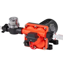 VEVOR RV Water Pump, 12V DC 6 GPM (22.7 L/min), 4-Chamber Self-Priming Diaphragm Water Pump with Automatic Pressure Switch, 70 PSI Max Pressure, On Demand for RV, Caravan, Marine, Yacht, Car Washing