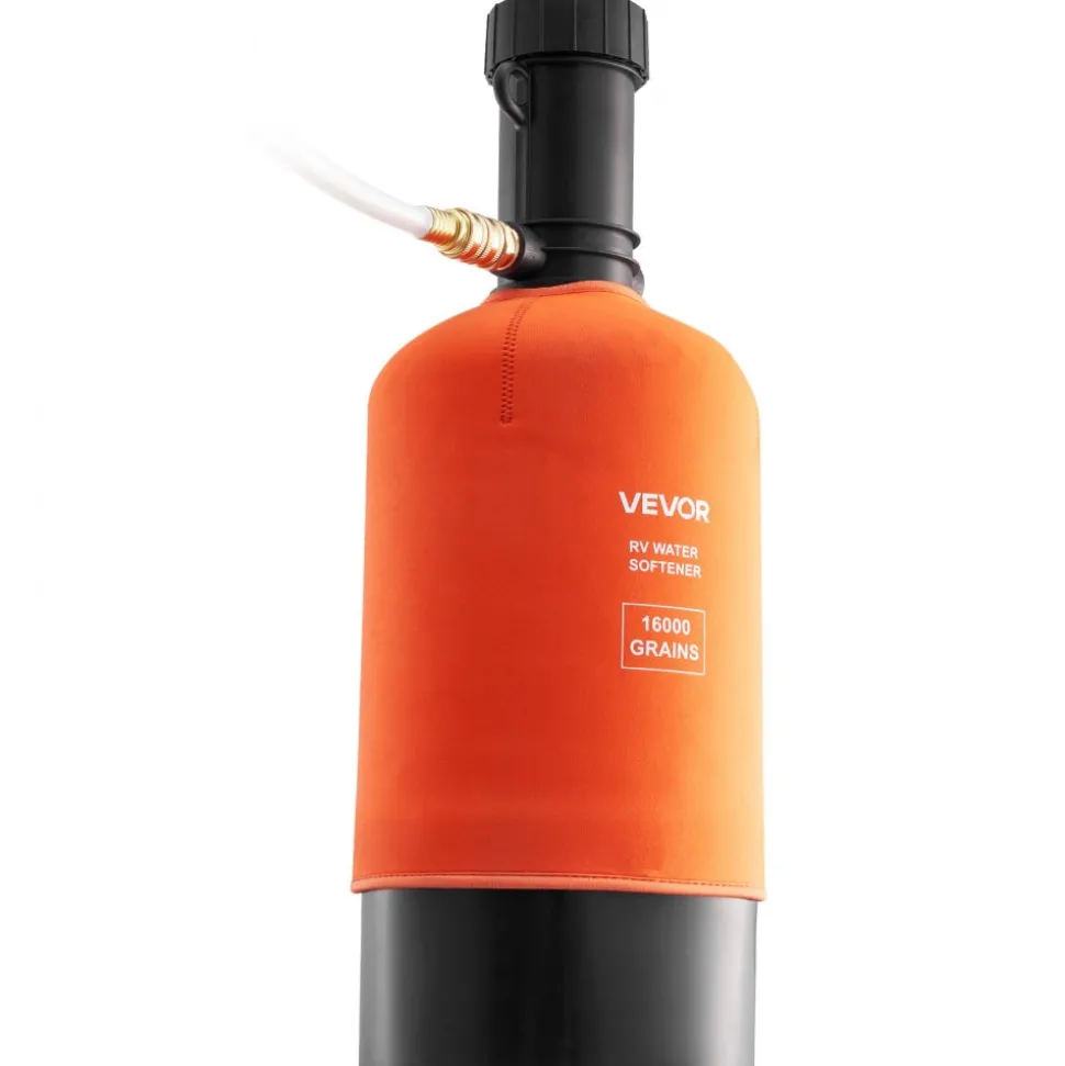 VEVOR RV Water Softener, 12,000 Grain, Portable Water Softener System with NPT 3/4" Fittings, Food-Grade Resin, Quick Connect, Convenient for RVs, Trailers, Boats, Mobile Car Washing, Pressure Washing