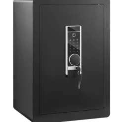 VEVOR Safe, 2.2 Cubic Feet Home Safe, Steel Security Safe with Fingerprint, Digital Keypad and 2 Keys, Cabinet Safe with Large Fire-proof Bag, Protect Cash, Gold, Jewelry, Documents, 15.8x13x23.6 inch