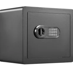 VEVOR Safe, 1.2 Cubic Feet Home Safe, Steel Security Safe with Digital Keypad and 2 Keys, Cabinet Safe with Fire-proof Bag, Protect Cash, Gold, Jewelry, Documents for Home, Hotel, 15.8x11.8x13.8 inche