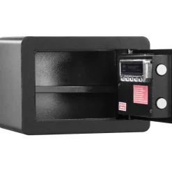 VEVOR Safe, 0.5 Cubic Feet Home Safe, Steel Security Safe with Digital Keypad and 2 Keys, Wall-Mounted Cabinet Safe Protect Cash, Gold, Jewelry, Documents for Home, Hotel, 13.8 x 9.8 x 9.8 inches