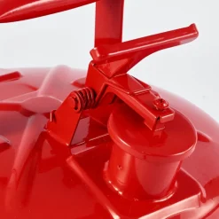 VEVOR Safety Gas Can, 5 Gallon Type I Red Safety Can for Gasoline with Stainless Steel Flame Arrester, Self-Closing Lid, and PE Funnel, Carbon Steel Flammable Storage Container with Ergonomic Handle