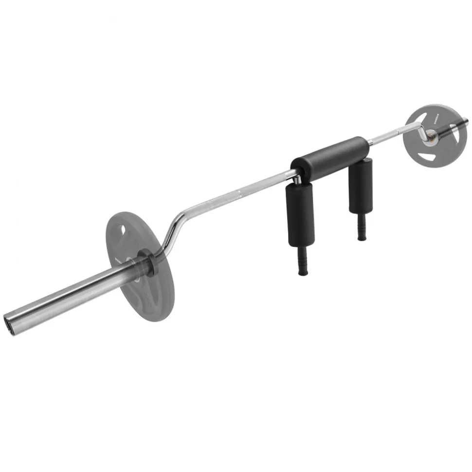 VEVOR Safety Squat Bar, 700 LBS Fitness Squat Bar, Safety Squat Bar Attachment with Shoulder and Arm Pads, 28mm Diameter Weight Bar, Ideal for Front Squats, Lunges, Rehab, Physical Therapy