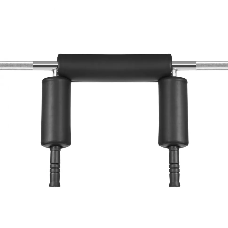 VEVOR Safety Squat Bar, 700 LBS Fitness Squat Bar, Safety Squat Bar Attachment with Shoulder and Arm Pads, 28mm Diameter Weight Bar, Ideal for Front Squats, Lunges, Rehab, Physical Therapy