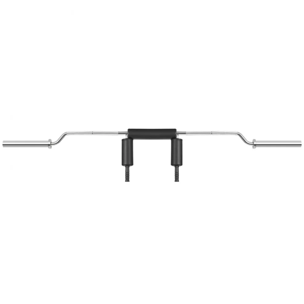VEVOR Safety Squat Bar, 700 LBS Fitness Squat Bar, Safety Squat Bar Attachment with Shoulder and Arm Pads, 28mm Diameter Weight Bar, Ideal for Front Squats, Lunges, Rehab, Physical Therapy