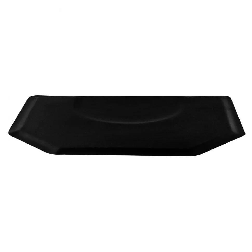VEVOR Salon Mat for Hair Stylist, 4 x 5 FT Hexagon Salon Chair Mat Anti Fatigue, 1/2-inch Thickened Barber Shop Floor Mat with Round Cut Out, Easy-to-Clean PVC Surface & Anti-Trip Beveled Edges