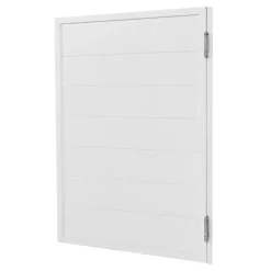 VEVOR Saloon Doors, 32"W x 42" H Single Swinging Cafe Interior Doors, Square Design Premium Pine Wood, with Hinges & Hardware Kit, Easy to Install, for Hallway Kitchen Bar Pub Entrance, White