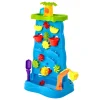 VEVOR Sand and Water Table for Toddlers, Double-Sided Kids Activity Waterfall Playset with 37PCS Accessories, Kids Activity Sensory Table, Outdoor Summer Sand Water Play Table for 3+ Years Boys Girls