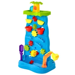 VEVOR Sand and Water Table for Toddlers, Double-Sided Kids Activity Waterfall Playset with 37PCS Accessories, Kids Activity Sensory Table, Outdoor Summer Sand Water Play Table for 3+ Years Boys Girls