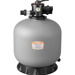 VEVOR Sand Filter, 24-Inch, 65 GPM Above Inground Swimming Pool Sand Filter System, with 7-Way Multi-Port Valve, Backwash, Rinse, Recirculate, Waste, Winter, Closed Modes, for Above In Ground Pools