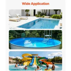 VEVOR Sand Filter, 18-Inch, 40 GPM Above Inground Swimming Pool Sand Filter System, with 7-Way Multi-Port Valve, Backwash, Rinse, Recirculate, Waste, Winter, Closed Modes, for Above In Ground Pools