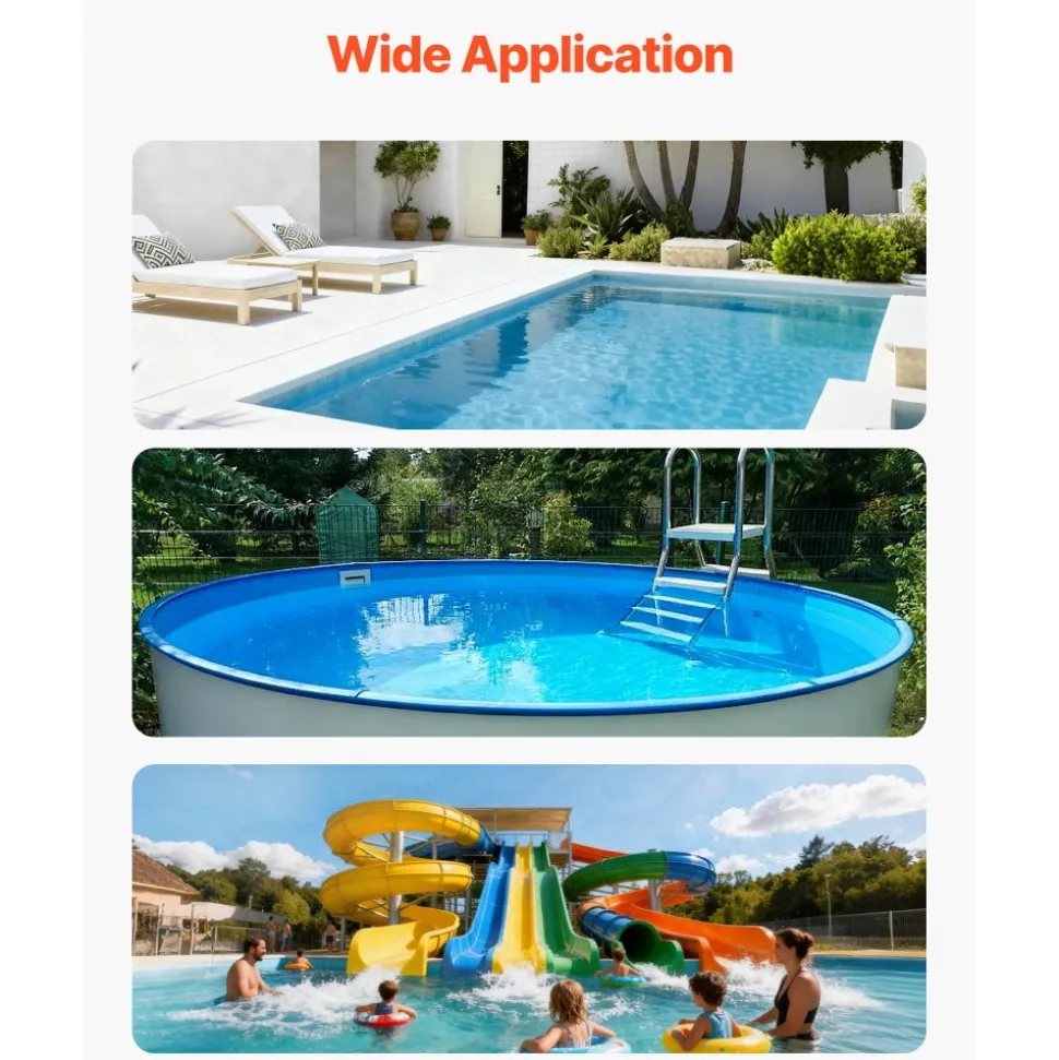 VEVOR Sand Filter, 18-Inch, 40 GPM Above Inground Swimming Pool Sand Filter System, with 7-Way Multi-Port Valve, Backwash, Rinse, Recirculate, Waste, Winter, Closed Modes, for Above In Ground Pools