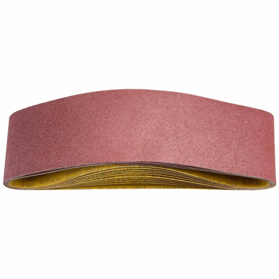 VEVOR Sanding Belts, 6 x 48-inch Belt Sander Sanding Belts, 10PCS 80 Grit Aluminum Oxide for Woodworking, Steel, Aluminum, Non-Ferrous Metals