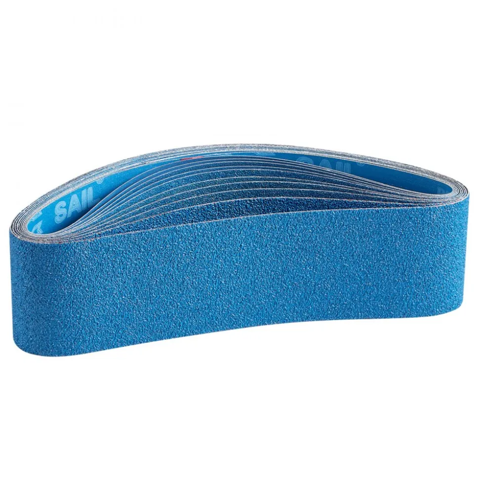 VEVOR Sanding Belts, 4 x 36-inch Belt Sander Sanding Belts, 10PCS (2 of Each 40 60 80 120 240 Grits) Zirconia for Knife Sharpening, Metal Polishing, Stainless Steel, Nickel Alloy Finishing