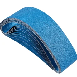 VEVOR Sanding Belts, 4 x 36-inch Belt Sander Sanding Belts, 10PCS (2 of Each 40 60 80 120 240 Grits) Zirconia for Knife Sharpening, Metal Polishing, Stainless Steel, Nickel Alloy Finishing