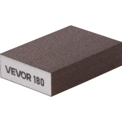 VEVOR Sanding Sponge, 4 Pcs, 60/80/120/220 Grit Assortment, Washable and Reusable Sanding Blocks for Dry & Wet Use, Coarse to Fine Sandpaper Blocks, for Polishing Drywall Wood Plastic Metal Furniture