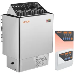 VEVOR Sauna Heater, 4.5KW 240V Electric Sauna Stove, Dry Steam Bath Saunas Stove with Pre-Drilled Bracket, Fit 105 to 210 CU.FT Saunas Rooms, Steam Bath Stoves for Home, Commercial, Leisure Venues