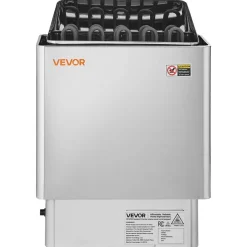 VEVOR Sauna Heater, 4.5KW 240V Electric Sauna Stove, Dry Steam Bath Saunas Stove with Pre-Drilled Bracket, Fit 105 to 210 CU.FT Saunas Rooms, Steam Bath Stoves for Home, Commercial, Leisure Venues