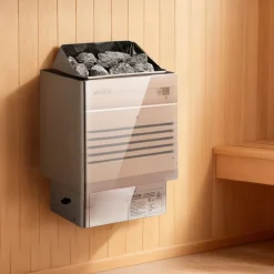 VEVOR Sauna Heater, 4.5KW 240V Electric Sauna Stove, Dry Steam Bath Saunas Stove with Pre-Drilled Bracket, Fit 105 to 210 CU.FT Saunas Rooms, Steam Bath Stoves for Home, Commercial, Leisure Venues