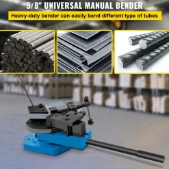 VEVOR SBG-40 Metal Scroll Bender High-Hardened Steel Scroll Bender Combination of Scroll Radius and Angle Bending Universal Metal Rod Bender For Steel Brass Cooper Aluminum