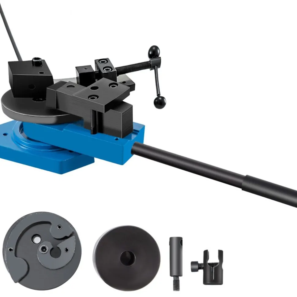 VEVOR SBG-40 Metal Scroll Bender High-Hardened Steel Scroll Bender Combination of Scroll Radius and Angle Bending Universal Metal Rod Bender For Steel Brass Cooper Aluminum