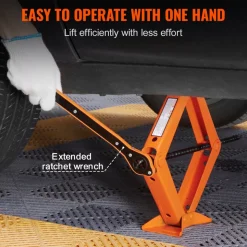 VEVOR Scissor Jack, 2.5 Ton/5512 lbs Scissor Car Jack, 3.7