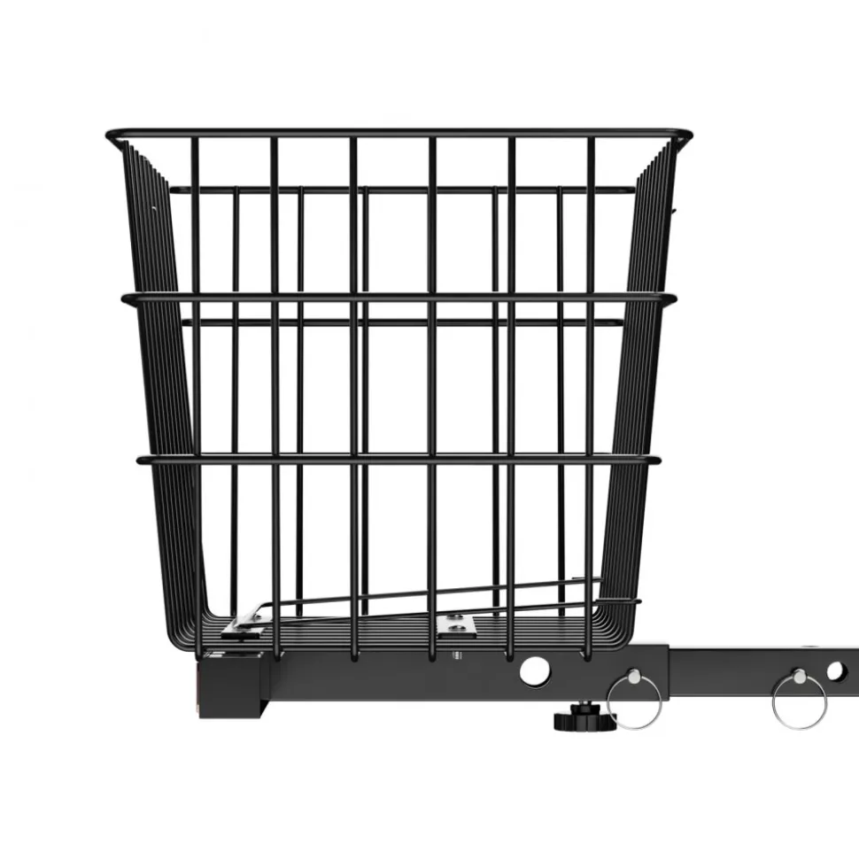 VEVOR Scooter Rear Basket, Heavy Duty Metal Wire Basket with Handle, Spacious Cargo Basket, Works with 1-inch Receiver, Compatible with Most Golden, Drive & Pride Mobility Scooter