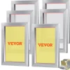 VEVOR Screen Printing Kit, 6 Pieces Aluminum Silk Screen Printing Frames, 10x14inch Silk Screen Printing Frame with 156 Count Mesh, High Tension Nylon Mesh and Sealing Tape for T-shirts DIY Printing