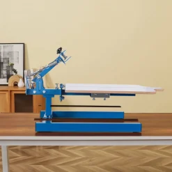 VEVOR Screen Printing Machine 1 Color 1 Station Silk Screen Printing Press, 21.3 x 17.7 in Platen, Adjustable Tension, Powder-Coated Carbon Steel, for T-shirt Clothing DIY, Home and Commercial Use