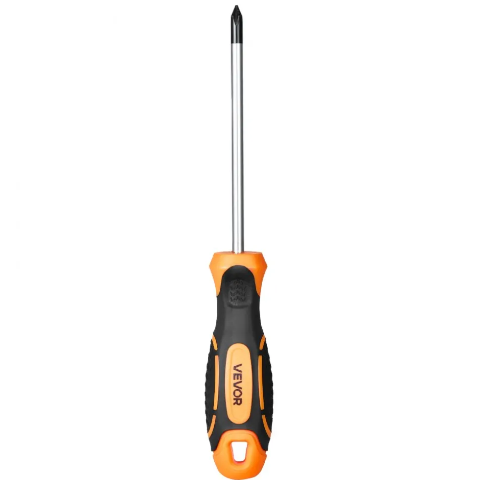 VEVOR Screwdriver Set, 12-Piece Hand Tools Set with Magnetic Tips, Includes 5 Phillips and 5 Flat Head Bits, Z-Type Bit, Professional Repair Tool Kit for Sockets, Furniture, Home Appliances, Bicycles