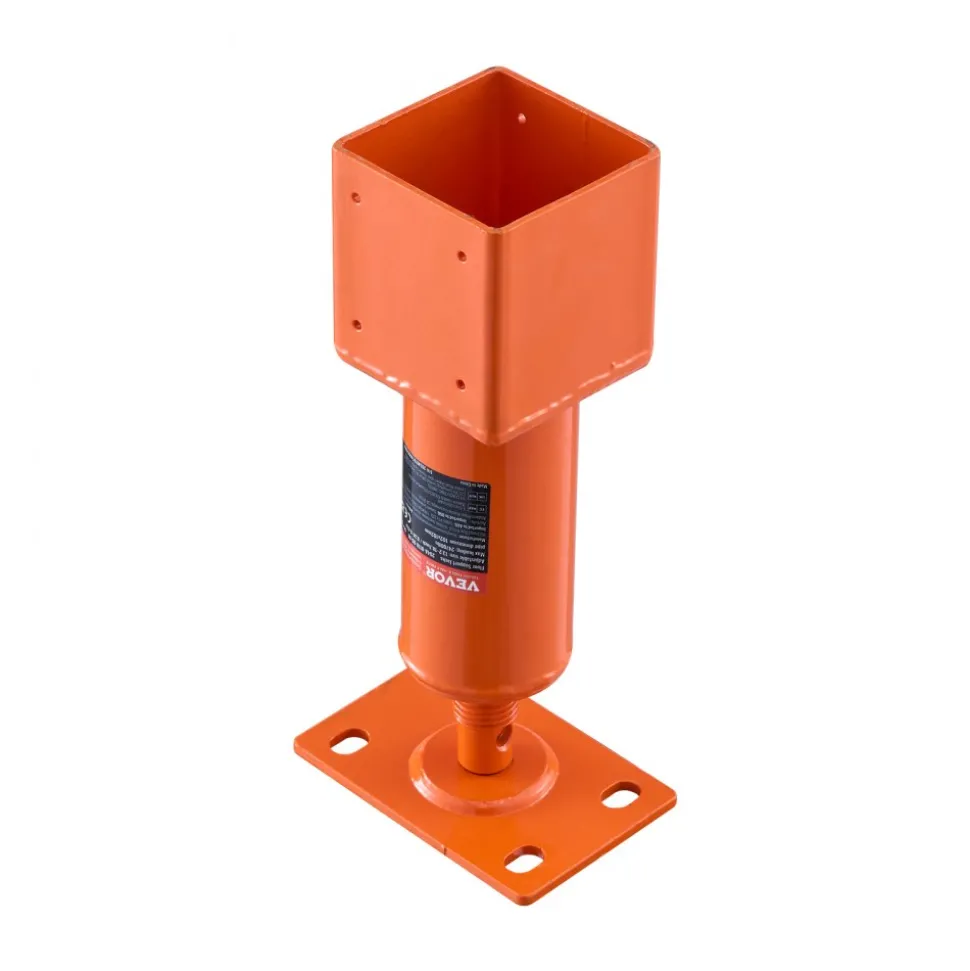 VEVOR Screw Jack Post, 4" x 4", 13.2"-18.7" Height Range, 24700 lbs Max Load Capacity, Adjustable Shore Jack, Temporary House Jack Pole for Home Leveling, Lifting Floor Crawlspace Basement Shore Beam