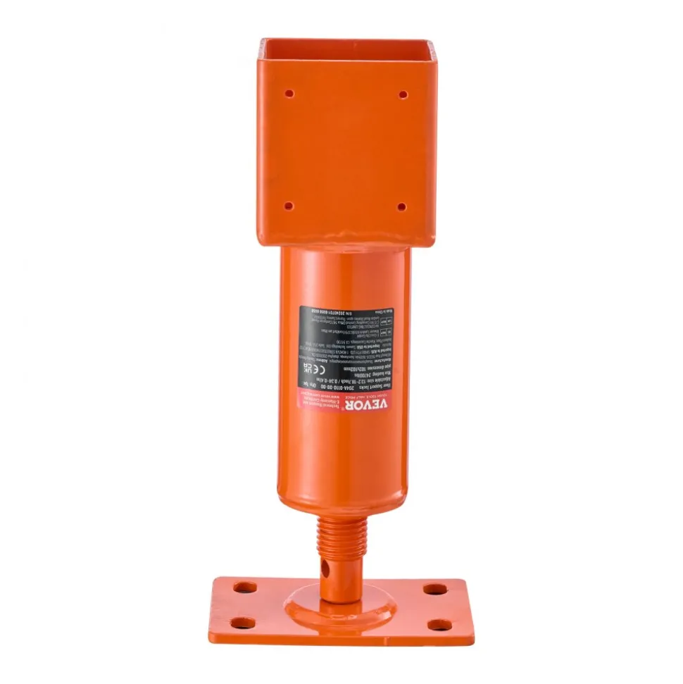 VEVOR Screw Jack Post, 4" x 4", 13.2"-18.7" Height Range, 24700 lbs Max Load Capacity, Adjustable Shore Jack, Temporary House Jack Pole for Home Leveling, Lifting Floor Crawlspace Basement Shore Beam