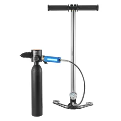 VEVOR Scuba Tank, 0.5L Portable Diving Tank with Pump, Diving Oxygen Cylinder Supports 5-10 Minutes Underwater Breathing, 98.43 ft Diving Depth, Refillable Snorkel Air Tank for Underwater Exploration