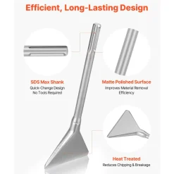 VEVOR SDS Max Scaling Chisel, 13.8