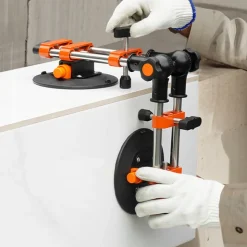 VEVOR Seamless Seam Setter, 2 Packs Granite Seam Setter with 6 in Vacuum Suction Cups, Seam Joiner for Seam Joining & Leveling, 90°-120° Adjustable, Countertop Installation Tool for Tile Marble Slab