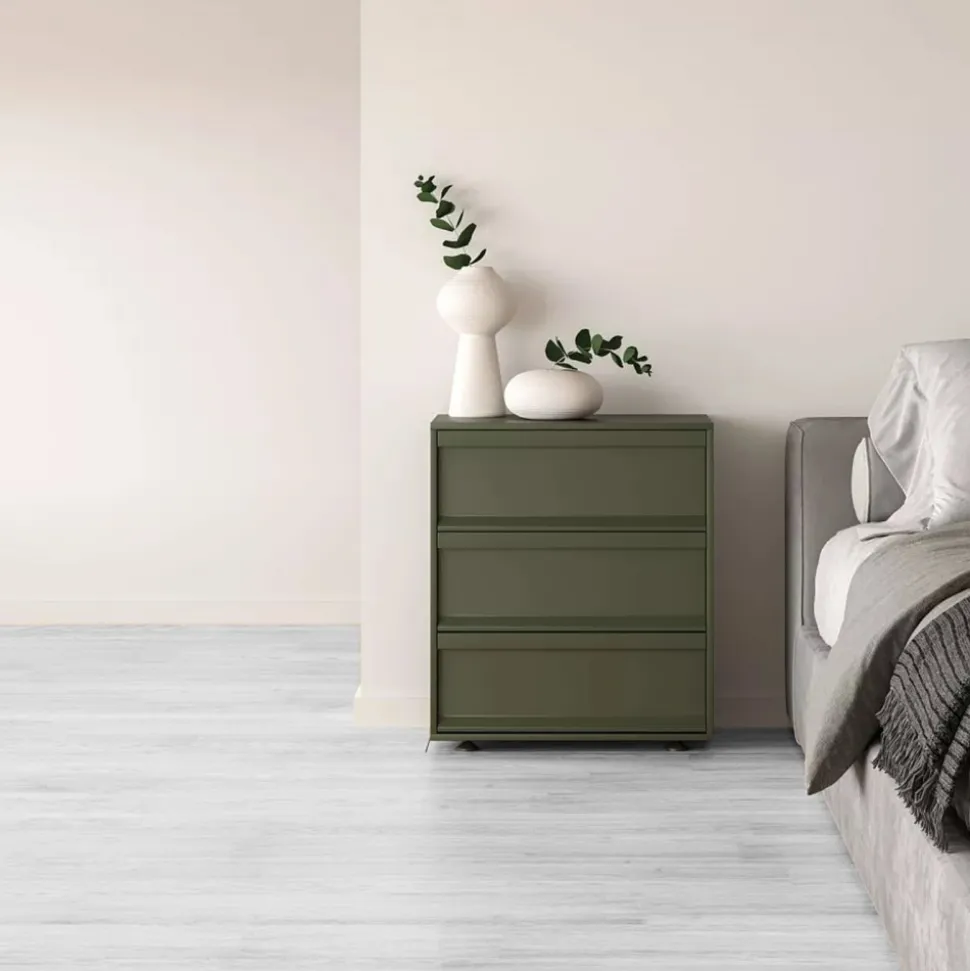 VEVOR Self Adhesive Vinyl Floor Tiles 36 x 6 inch, 36 Tiles 2.5mm Thick Peel & Stick, Light Gray Wood Grain DIY Flooring for Kitchen, Dining Room, Bedrooms & Bathrooms, Easy for Home Decor
