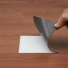 VEVOR Self Adhesive Vinyl Floor Tiles 390 x 23.6 inch, 1.5mm Thick Peel & Stick, Light Gray Wood Grain DIY Flooring for Kitchen, Dining Room, Bedrooms & Bathrooms, Easy for Home Decor